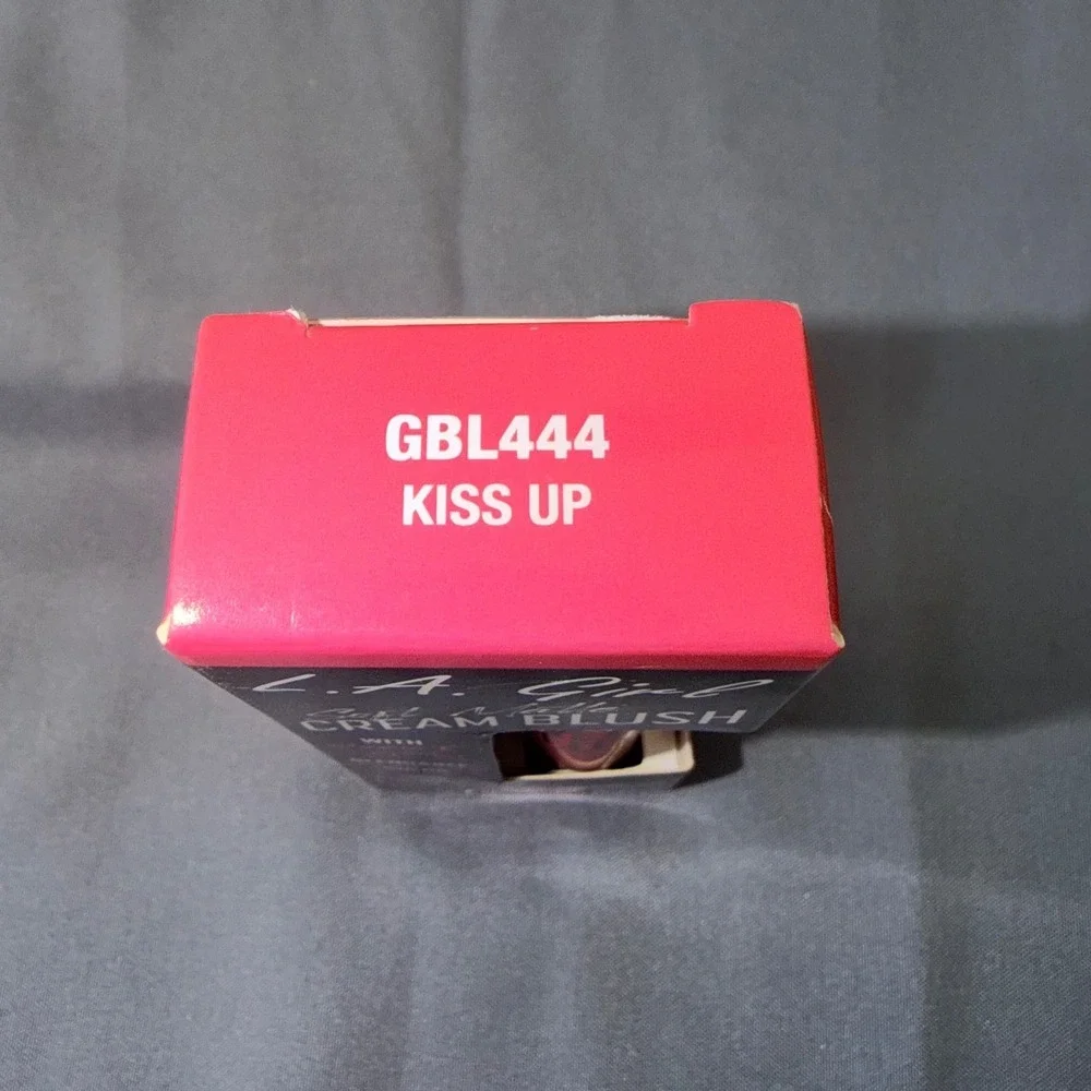 LA Girl Soft Matte Cream Blush Kiss Up GBL444 Pink Cheek Lip Color 0.27oz New